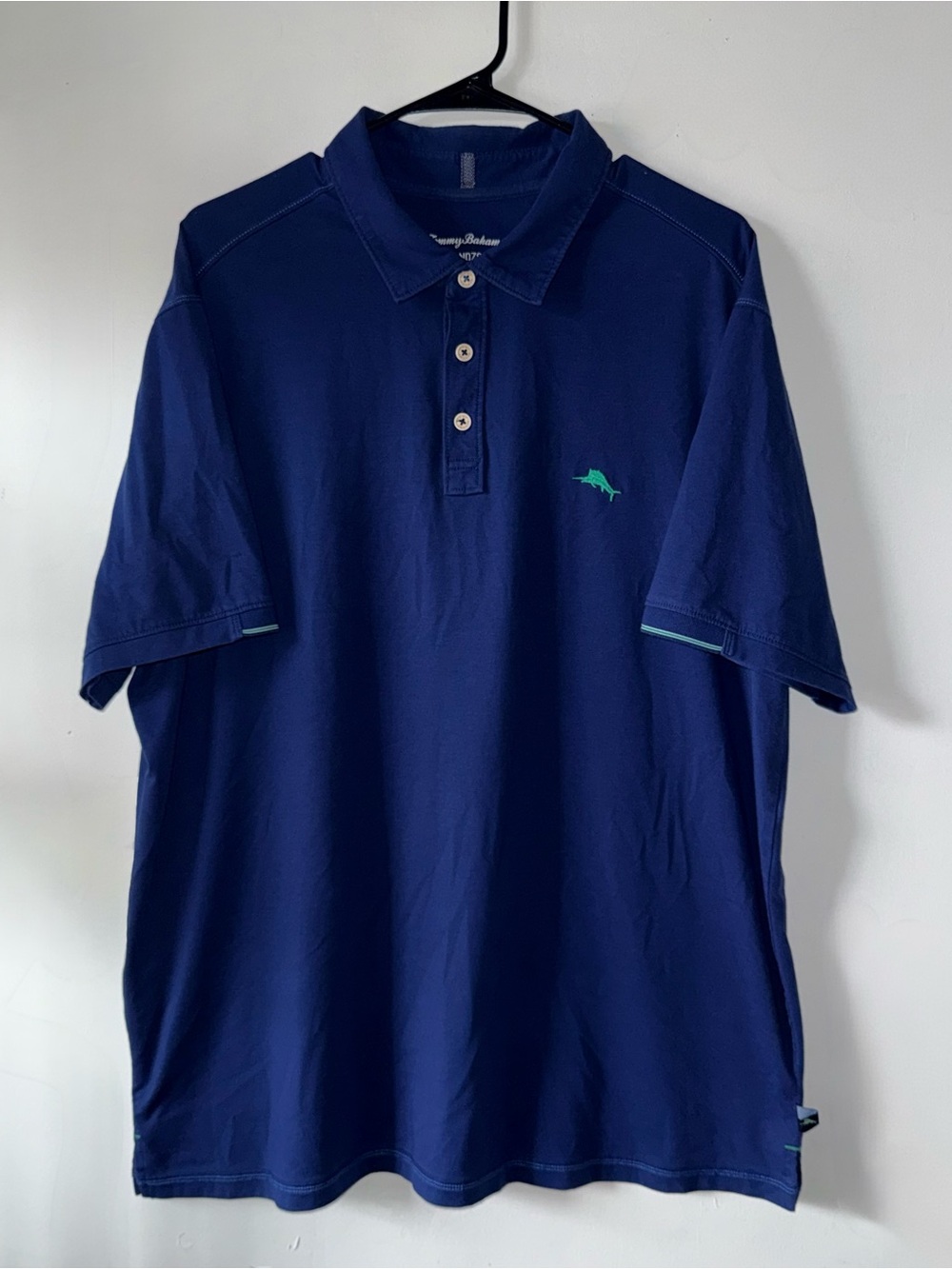 Tommy Bahama IslandZone Performance Polo Men's XL Blue Stretch 37.5 Technology - Picture 2 of 9